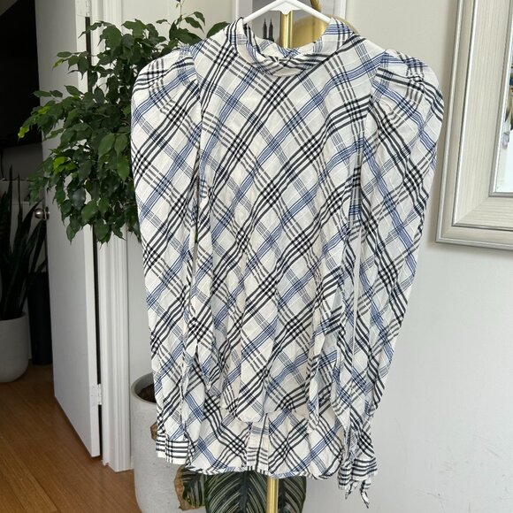 Veronica Beard - Isabel Plaid Blouse - Picture 1 of 8